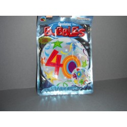 Ballons 40ans 56 cm multicolore